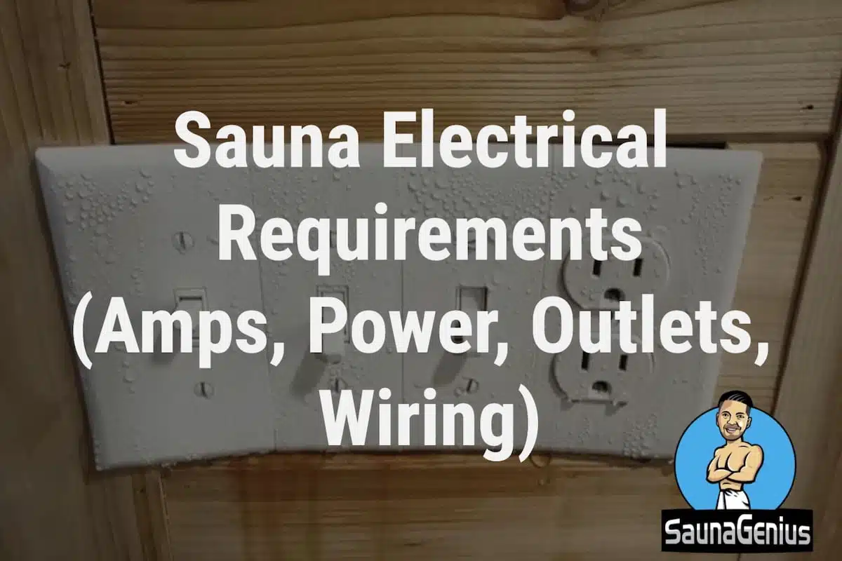 sauna electrical requirements