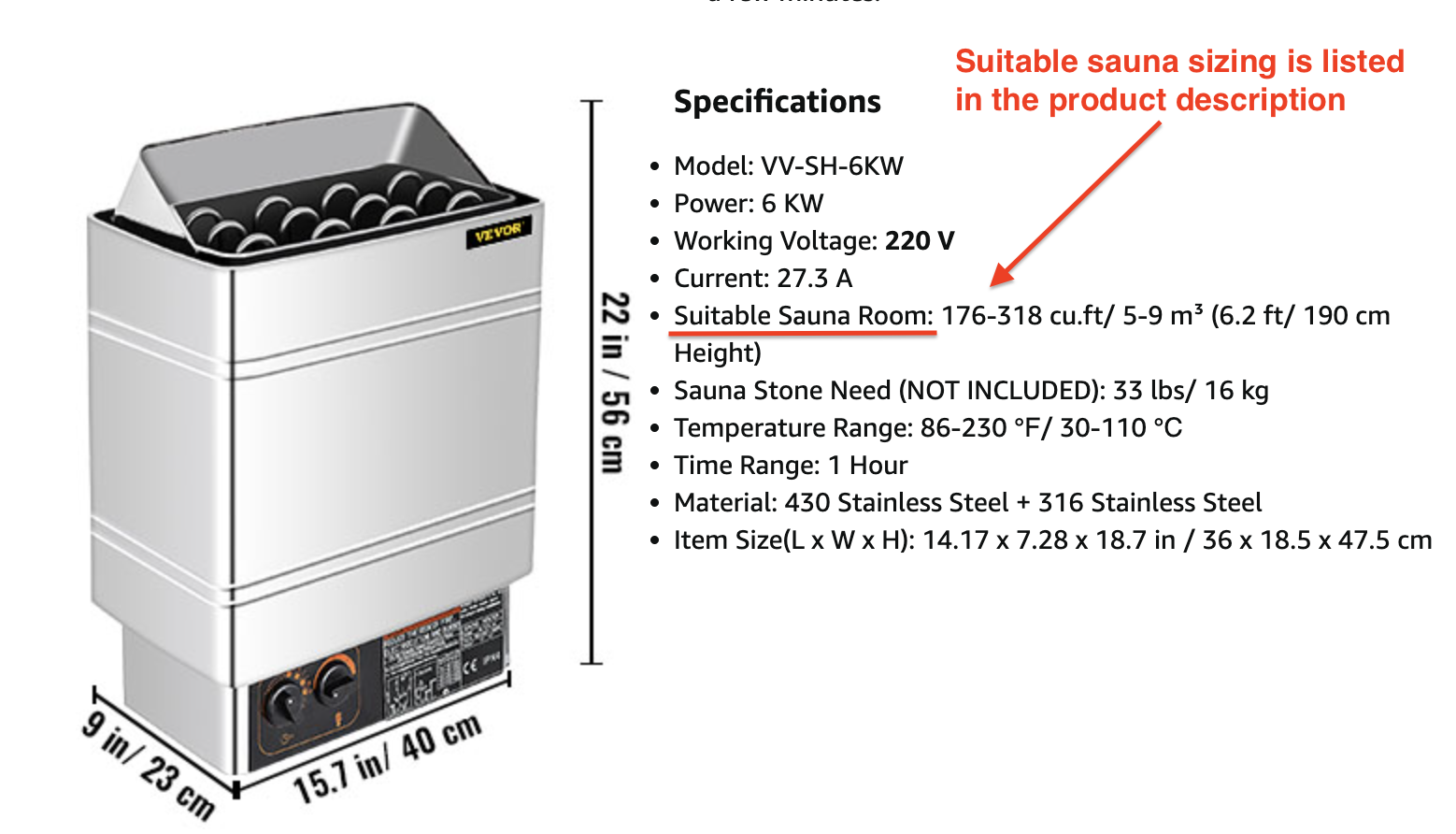 Sauna Heater Sizing What Size Sauna Heater Do I Need 